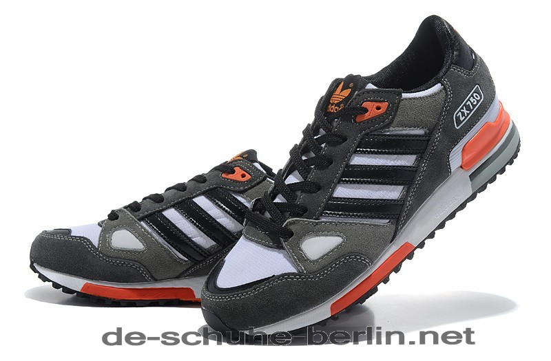 adidas zx 750 schuhe grau orange